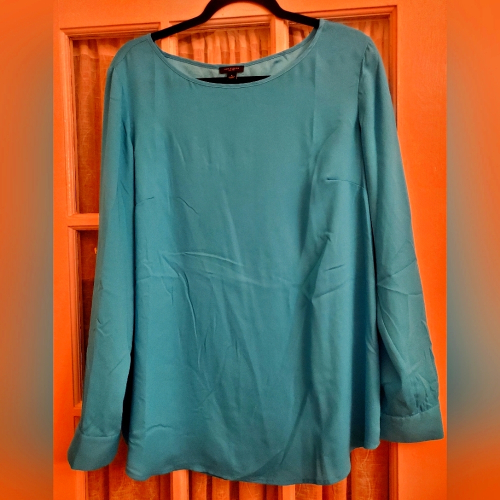 Turquois Blouse Ann Taylor Large